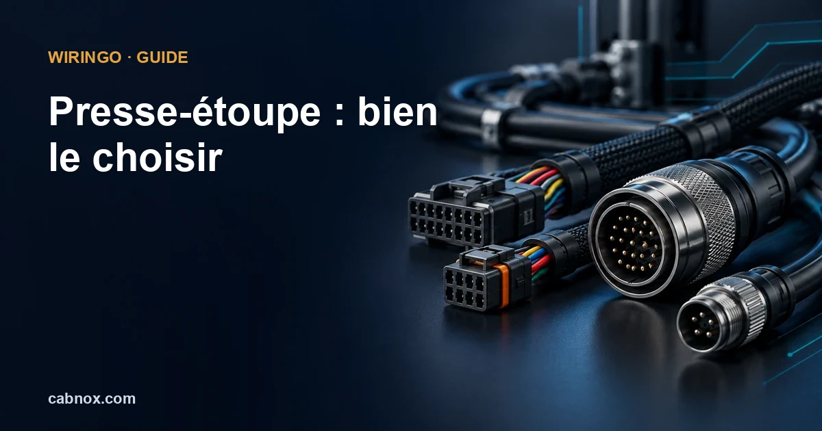 Presse-étoupe : bien le choisir