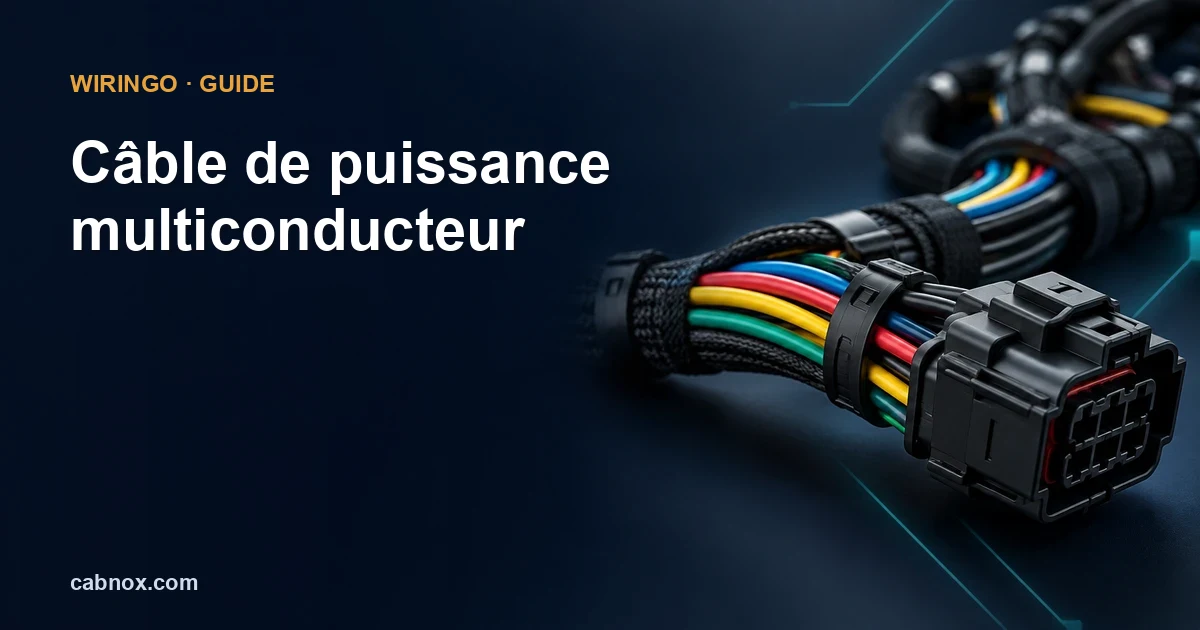 Câble de puissance multiconducteur