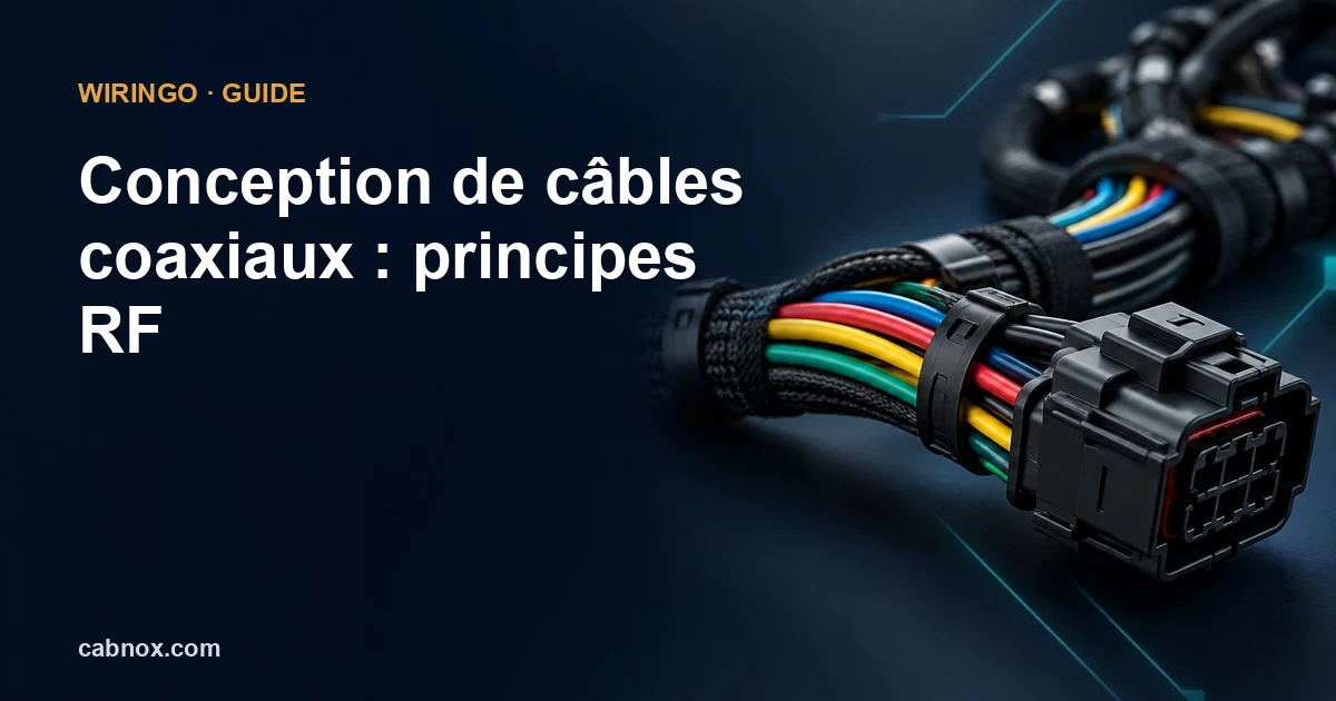 Conception de câbles coaxiaux : principes RF
