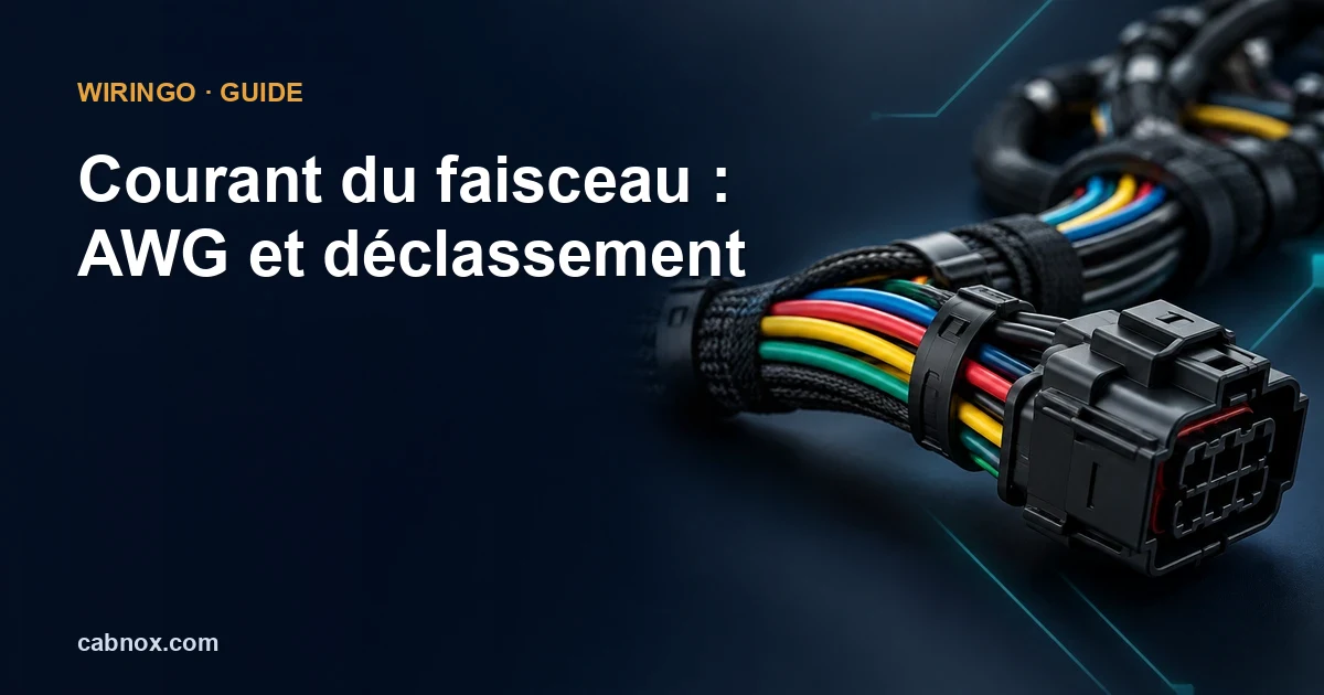 Courant du faisceau : AWG et déclassement