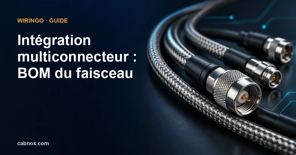 Intégration multiconnecteur : BOM du faisceau
