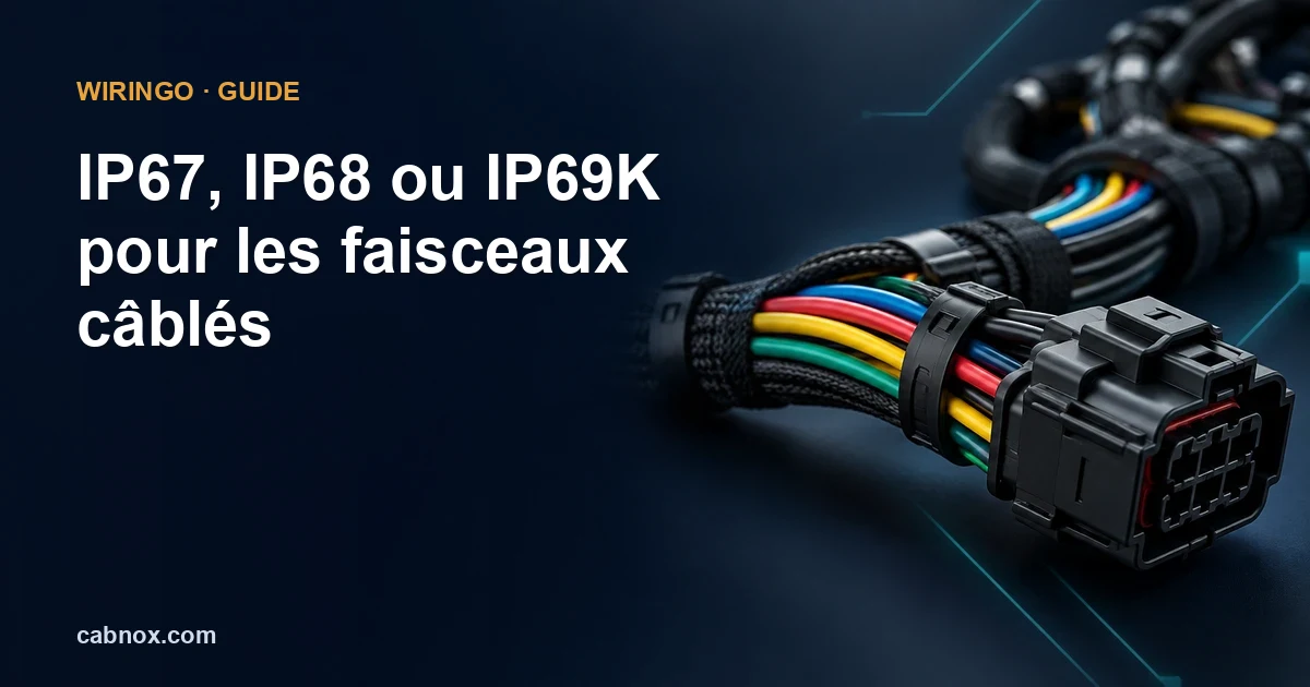 IP67, IP68 ou IP69K pour les faisceaux câblés