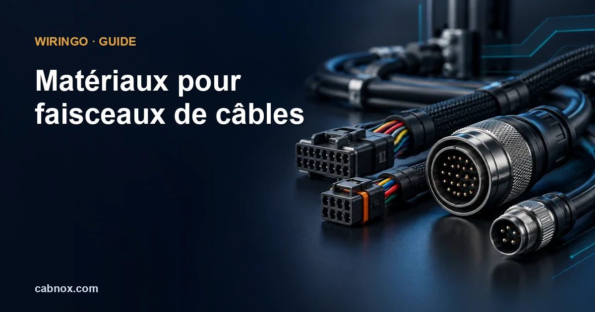 Matériaux pour faisceaux de câbles