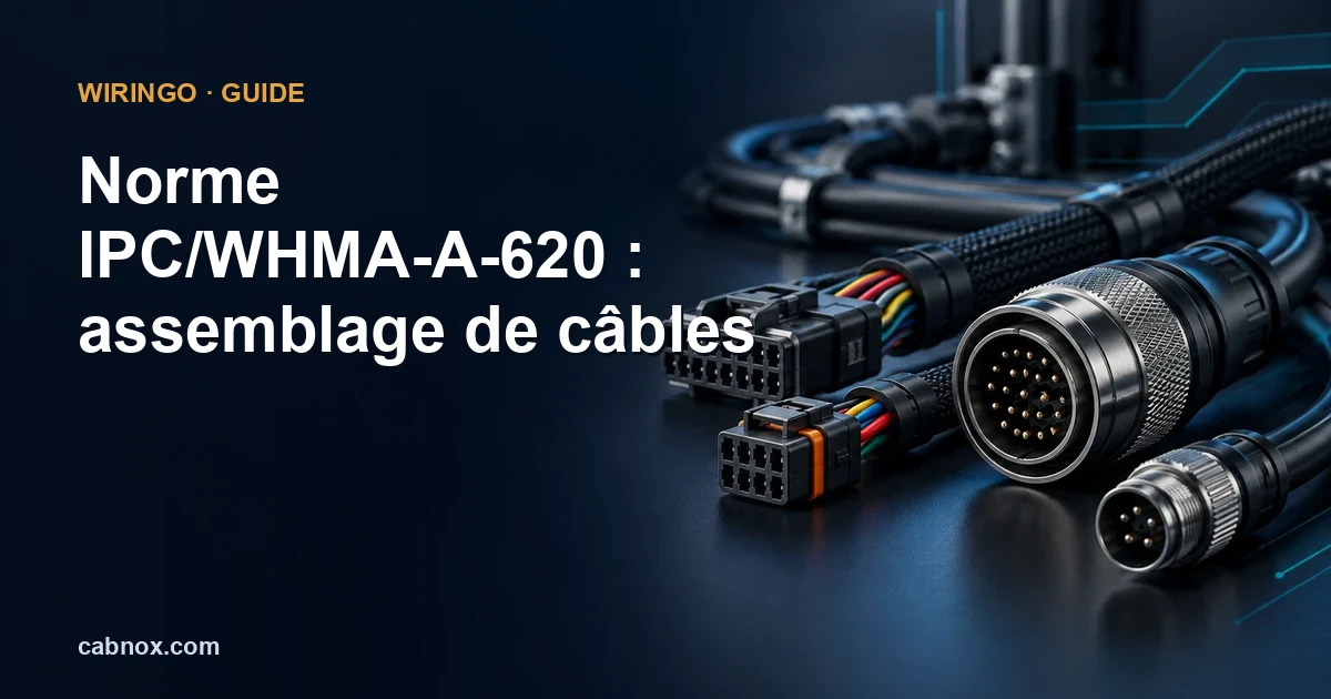 Norme IPC/WHMA-A-620 : assemblage de câbles