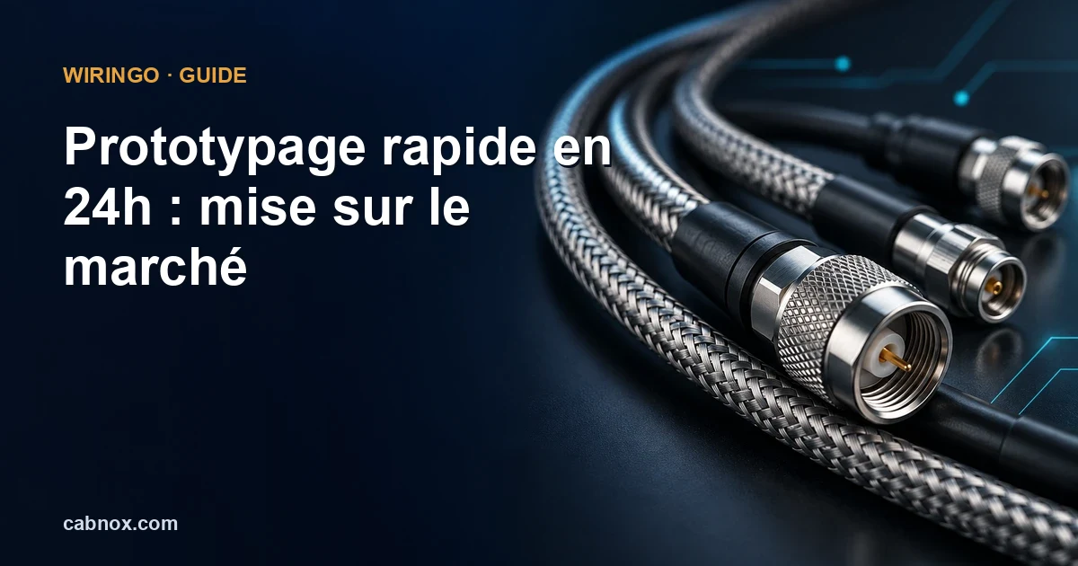 Prototypage rapide en 24h : mise sur le marché