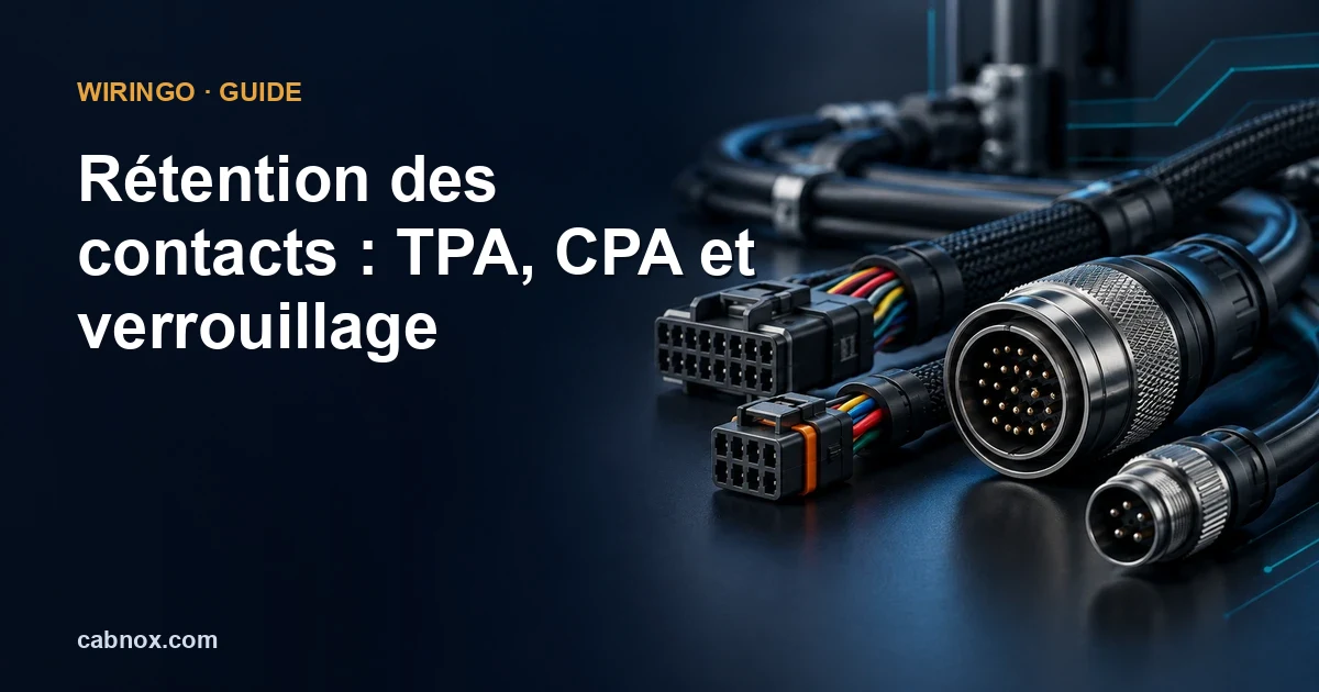Rétention des contacts : TPA, CPA et verrouillage