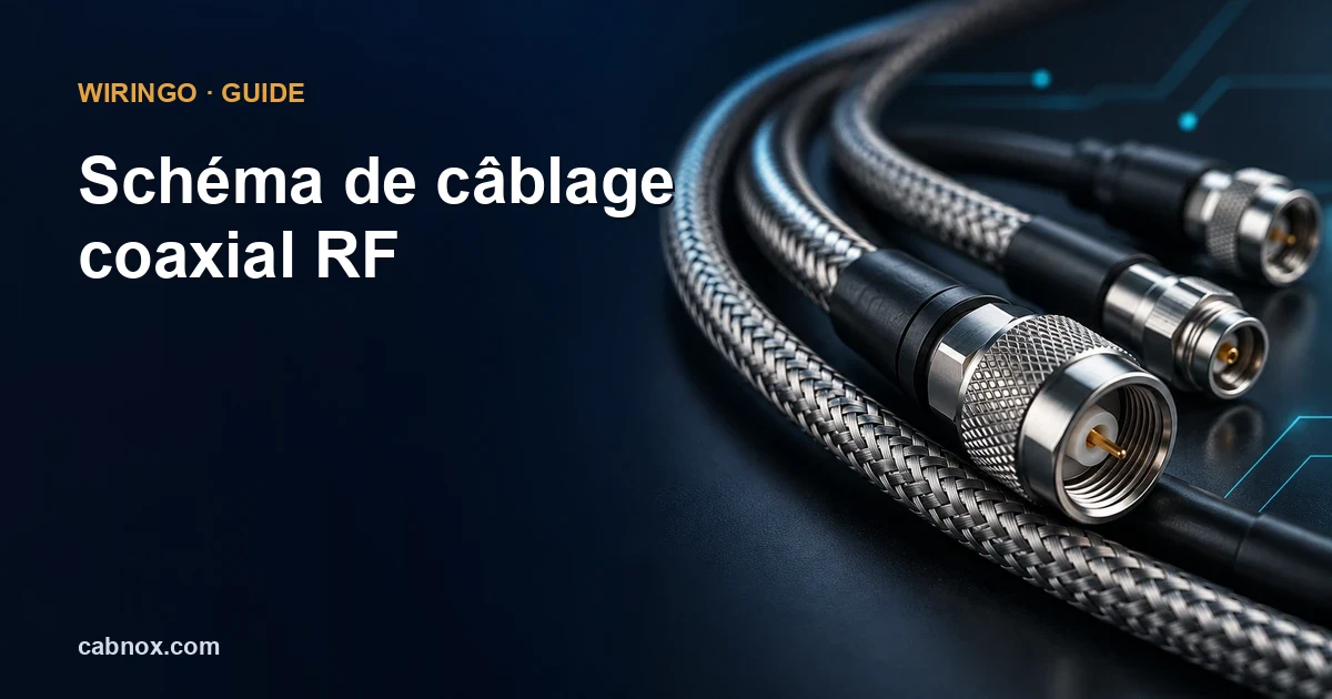 Schéma de câblage coaxial RF