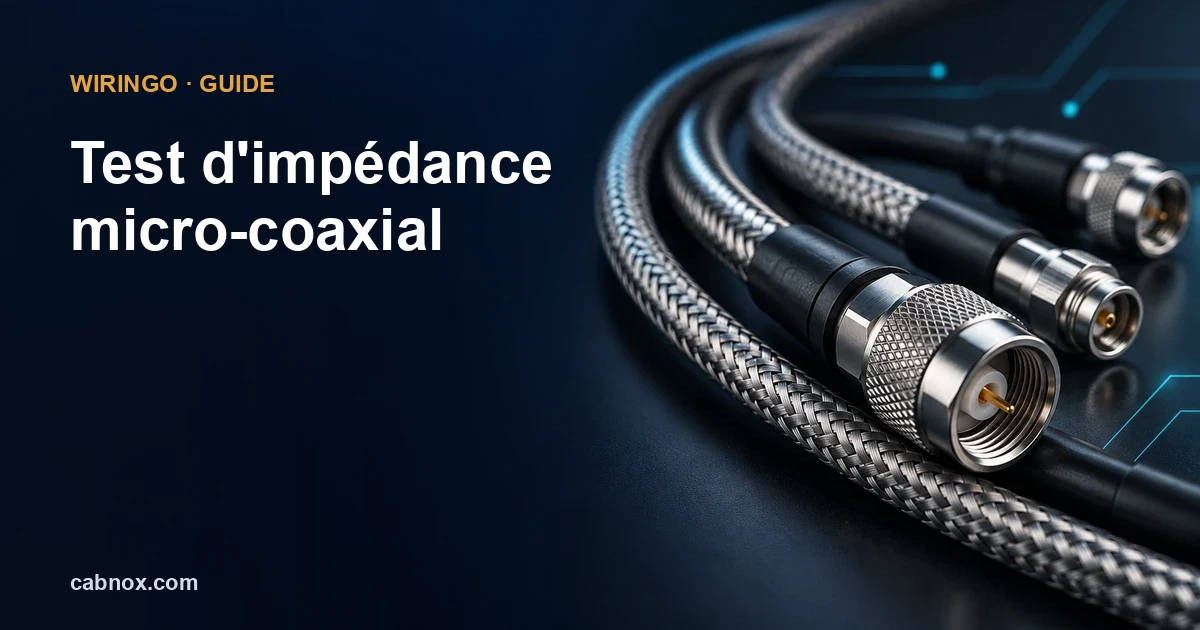 Test d’impédance micro-coaxial