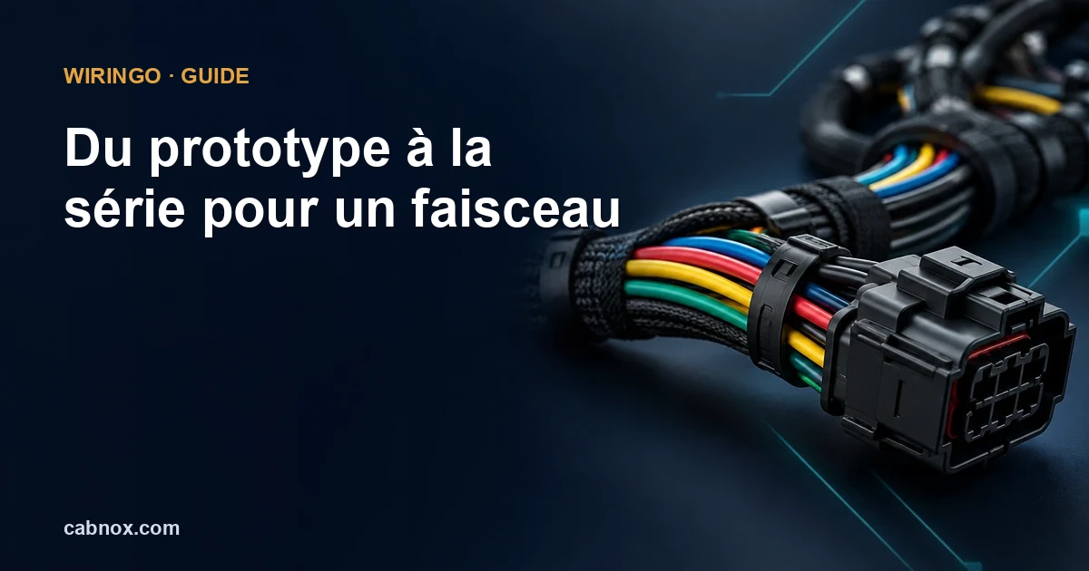 Du prototype à la série pour un faisceau