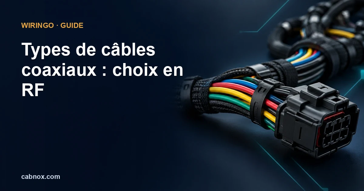 Types de câbles coaxiaux : choix en RF