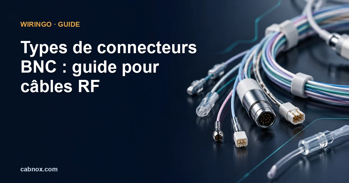 Types de connecteurs BNC : guide pour câbles RF