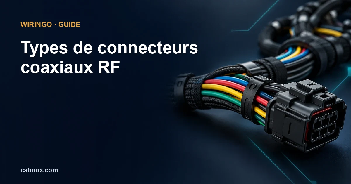 Types de connecteurs coaxiaux RF