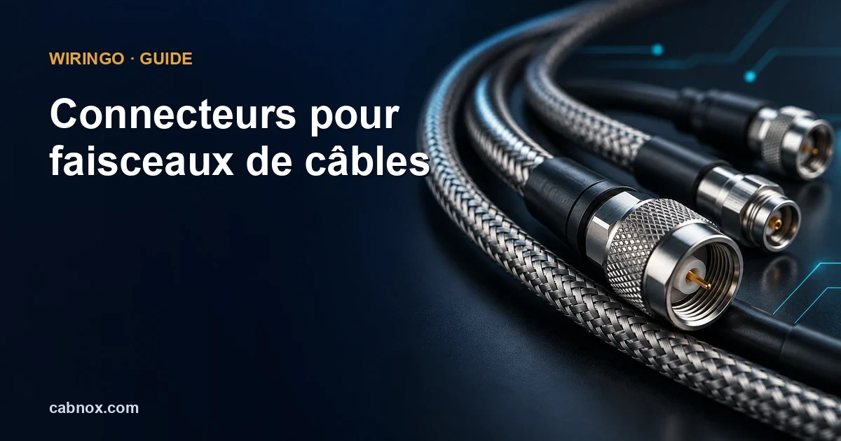 Connecteurs pour faisceaux de câbles